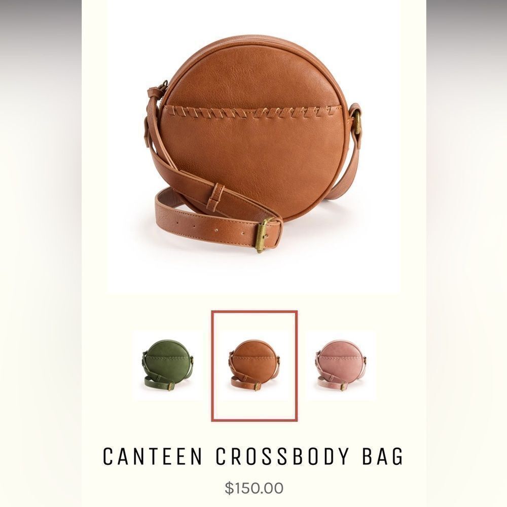 Brown Sonoma $150 Canteen Crossbody Bag